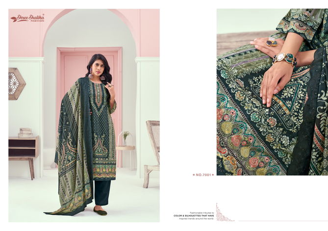 Mahajbeen Vol 7 By Shree Shalika Printed Lawn Cotton Dress Material Wholesale Online
